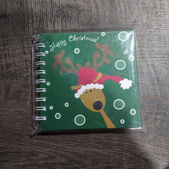 3 Pack Holiday Deer Spiral Bound 5x5 Notebook, Journal,  Diary 2 Designs - Picture 2 of 8